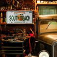 thumbnail image 4 of Placa Metal Vintage South Beach Arte Pintura Hierro Rectangular 30x15 Cm, 4 of 8