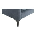 thumbnail image 6 of Moe's Home Collection Paris Modern Fabric Sofa with Steel Legs in Blue, 6 of 7