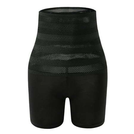 

NECHOLOGY Women Solid Buckle Pants Shaping Button Underwear Shapewear Slim Pants Underwear High Waist Pants Express Womens Tops Underwear Black 3X-Large