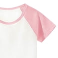 thumbnail image 3 of fatyb Garçons Filles Été Ensembles 2 Pcs T-Shirts à Manches Courtes Col Rond Shorts Ensembles de Shorts Décontractés pour Enfants, 3 of 6