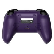 8BitDo Ultimate 2 Wireless Controller for Windows & Android, Gaming Controller with TMR Joysticks, Switchable Hall Effect/Tactile Triggers, RGB Fire Ring, 8Speed Wireless Tech, Purple
