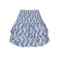 thumbnail image 2 of Women's High Waist Ruffle Skirt Tiered Short Skirt with Shorts Underneath, 2 of 8