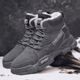 thumbnail image 1 of Zapatos de trabajo cómodas con forro de piel ligera para hombre Zapatos de senderismo antideslizantes Likrtyny Tenis De Mujer Tenis De Hombre, 1 of 8