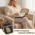 thumbnail image 4 of Pzuqiu Cross Sunflower Bible Cover Case for Women Bible Protective with Handle and Zippered Pocket Durable Quilted Church Scripture Case Christian Gifts for Woman, 4 of 7