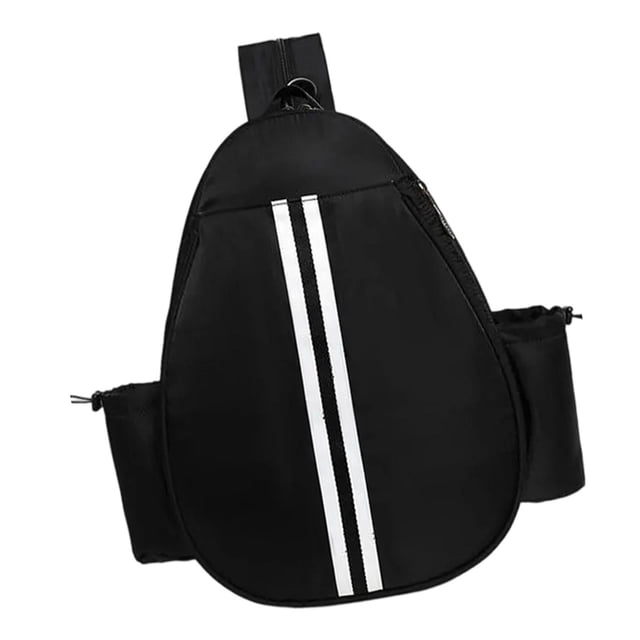 Almencla Tennis Bag Portable Multipurpose Large Capacity Adults Badminton Racquet Bag Black