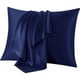 thumbnail image 1 of Funda de almohada 100% pelo y piel dos caras azul marino estándar 51 x 66 cm 1 pieza., 1 of 5