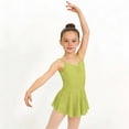 thumbnail image 2 of CHEEREAM Dance Leotard Dress For Kids Spaghetti Strap Lightweight Dresses Girls Quick Dry Outfit Ballet Skirted Stretchy Dresses for Dance Class, 2 of 9