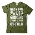 thumbnail image 4 of Funny I Have A Crazy Girlfriend Shirt Girlfriend Boyfriend Relationship Shirt Gift For Boyfriend (XX-Large Navy Blue), 4 of 6