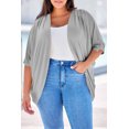 thumbnail image 5 of Plus Size Ribbed Cocoon Cover Up, 5 of 5