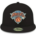 thumbnail image 2 of Men's New Era Black New York Knicks Official Team Color 59FIFTY Fitted Hat, 2 of 6