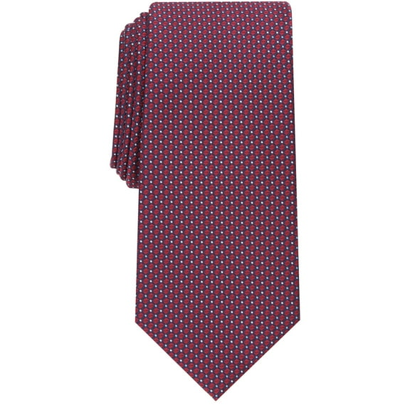 Club Room Men's Classic Neat Tie Red One Size