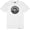 White, variant on Men's T-Shirt Wheel Well Short Sleeve Crewneck Tee (Medium, Black)