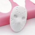 thumbnail image 4 of 2 Pcs Halloween Chocolate Mold Pink Silicone Molds Halloween Theme Food Grade Chocolate Candy Moulds 3D Skull Scary Movie Characters Designs Homemade Prank Chocolate Mold for Halloween Party Decor, 4 of 5