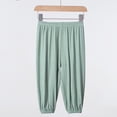 thumbnail image 2 of Lmnyox Sweatpants for Kids Plain Quick Dry Elastic Waist Workout Trousers Teen Casual Cuffed Joggers with Pockets, 2 of 9