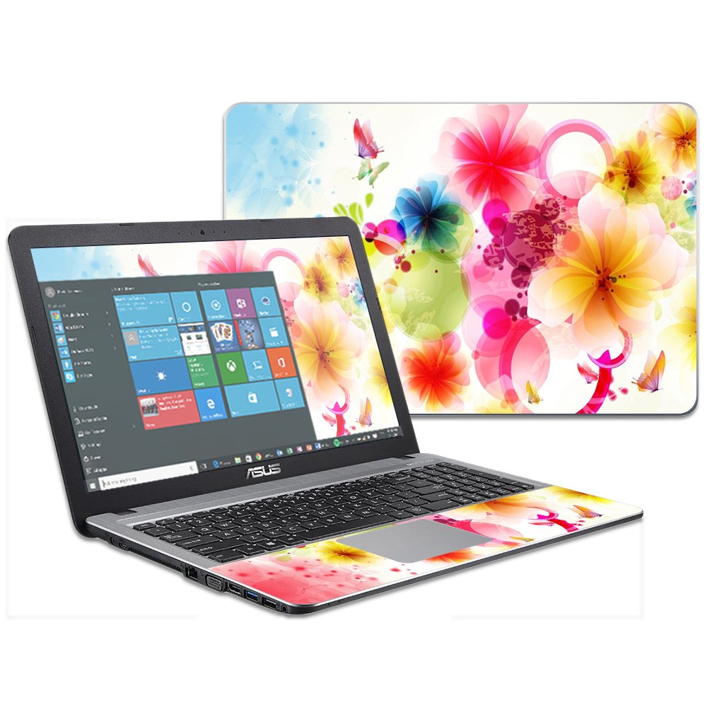 Floral Skin For Asus VivoBook X540SA X540LA 15.6" Protective, Durable