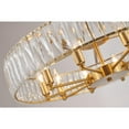 thumbnail image 2 of Bethel International Chandelier Gold Metal & Crystal, 2 of 5