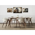 thumbnail image 6 of Kate and Laurel Sylvie Vintage Football, Vintage Football Gear and Vintage Football Helmet Framed Canvas Wall Art Set by Saint and Sailor Studios, 3 Piece Set Gray, Retro Football Art for Wall, 6 of 6