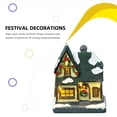 thumbnail image 3 of Toystoory Casa de Navidad resina luminosa fiesta de Navidad Festival Año Nuevo Oficina negocios Bar sala de estar dormitorio decoración ornamento Kits de decoración para fiestas Tipo 2 Toystoory HA071632-02B, 3 of 6