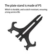 thumbnail image 5 of facefd Foldable Table Plate Stand Plastic Photo Frames Artworks Countertop Display Rack Small Easel Bedroom Kitchen Organizer 5 Inch, 5 of 5