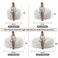 thumbnail image 5 of LaoGeoRon 6ft Large Bean Bag Chair for Adults with Filling,Indoor Bean Bag Lazy Chair,Memory Foam,Removable Washable Flannel Cover, 5 of 9