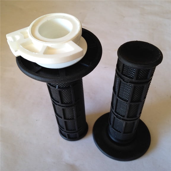 HTT-MOTOR Grid Style Gel Grips Black ATV QUAD POLARIS SEADOO WATERCRAFT BOMBARDIER JET SKI HONDA ATV FOREMAN RECON RINCON Kawasaki Brute Force Prairie YAMAHA ATV BRUIN GRIZZLY KODIAK(7/8" BOTH SIDE)