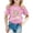 Pink, variant on WMQPNNS 100 Days of School Shirt Unisex Kids Girls T Shirts Size 14-16 Short Sleeve Crewneck Casual Tops Cute Graphic Tees Toddler Kids Outfits(Size 10-11 Years,Red)