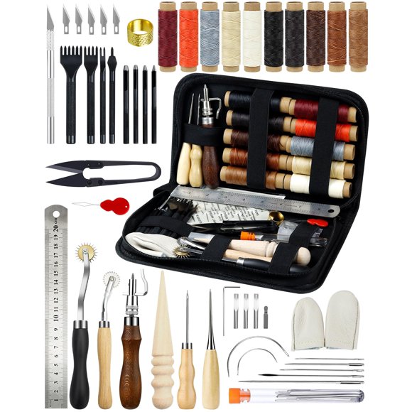 Herramientas para trabajar el cuero, kit de artesanía profesional PLANTIONAL