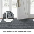 thumbnail image 3 of ANTPOP Runner Rug Outdoor Hallway Carpet Runners Non Slip Area Rugs Entrance Mat Indoor for Entryway Kitchen 3'x13',Striped Gray, 3 of 7