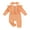Orange, variant on Bagilaanoe Newborn Baby Girl Fall Jumpsuit Ruffle Long Sleeve Bodysuit   Headband 3M 6M 9M 12M 18M Infant One Piece Romper