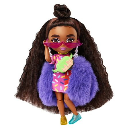 Barbie Extra Minis Doll #1 (5.5 in) in Fashion & Accessories, with Doll ...