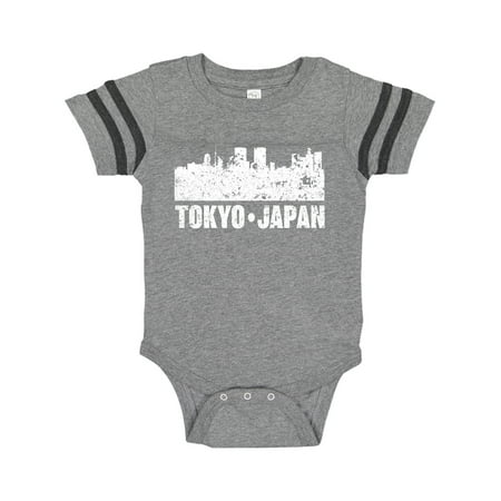 

Inktastic Tokyo Japan City Skyline with Grunge Gift Baby Boy or Baby Girl Bodysuit