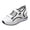 White, variant on Womens Orthopedic Platform Wedge Walking Sandals Spring Summer Fall Comfortable Casual Leather Color Block Closed Toe Running Fashion Sneakers Beach Mary Jane Dress Shoes Black Size 9