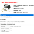 thumbnail image 2 of Horn - Compatible with 1972 - 1976 Ford Gran Torino 1973 1974 1975, 2 of 2