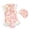 Pink, variant on Glisme Bathing Suits For Girls 2Pcs Chinese Qipao Swimsuit With Hat Flutter Sleeve Chiffon Swimwear For Baby Toddler Summer Beach Swimming Outfit Size 2-3 Years
