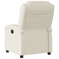thumbnail image 3 of vidaXL Recliner Chair Cream Faux Leather, 3 of 6