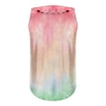 thumbnail image 5 of AherBiu Summer Tops for Women Tie-Dye Tank Top Ruffle V Neck Casual Loose Basic Comfy Top Tees Shirts, 5 of 6