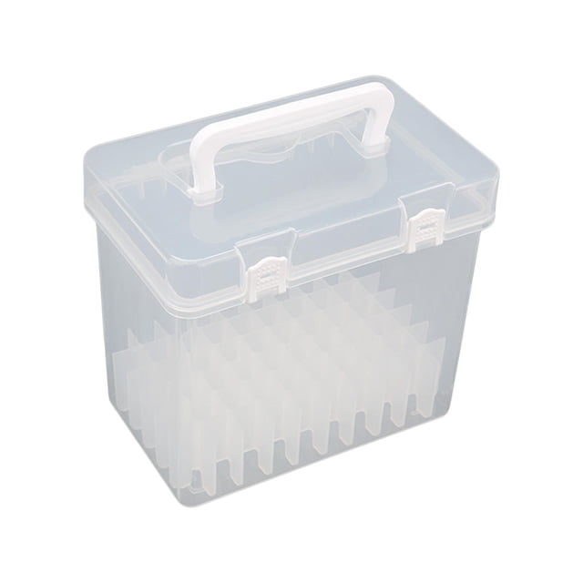 Caja de Almacenamiento de Rotuladores Sunnimix 60 Rejillas con Asa para la Escuela