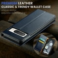thumbnail image 5 of Allytech Wallet Case for Google Pixel 9 / 9 Pro, Vintage  PU Leather Magnetic Closure PU Leather Flip Folio Stand Cards Holders Shockproof Phone Case for Google Pixel 9 / 9 Pro - Blue, 5 of 7