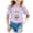 Purple, variant on LRen Girls Easter Shirts Size 7/8 Cartoon Rabbit Short Sleeve T-Shirt Cute Happy Easter Vacation Tops Children's Shirts
