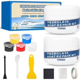 Kit De Réparation Gelcoat HT HOMETINKER – 3 Teintes (cyan, Café, Brun) Pour Bateaux, Kayaks, Jet-skis – Réparation Durable Et Imperméable