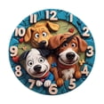 thumbnail image 1 of Reloj de pared con forma de cachorro, acrílico, funciona con pilas, silencioso, moderno, decorativo, colgante. 30 cm, 1 of 9