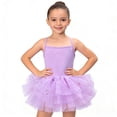 thumbnail image 5 of EnJoCho Girls Tutu Dress Ruffl𝖾 Sleeveless Gradient Tulle Toddler Elastic Smoc𝗄ed Wedding Puffy Dresses Summer Cute Princess Outfit Toddler Skater Dress Casual, 5 of 5