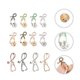 thumbnail image 2 of 12pcs Stethoscope Brooch Pin Doctor Nurse Stethoscope Lapel Pin Alloy Jewelry, 2 of 4