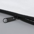 thumbnail image 4 of Estuche de Lona para Lápices Blanco 8.27x4.92 pulgadas con Cremallera Organizador, Bolsa Portátil para Utilería con Asa, Neceser de Viaje Multifuncional, Paquete de 1, 4 of 6