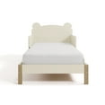 thumbnail image 5 of Storkcraft Teddy Bear Toddler Bed, Frosted Oat with Driftwood, 5 of 8