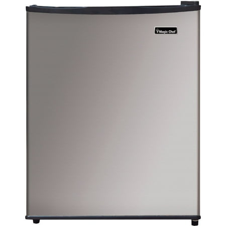 Magic Chef Energy Star 2.4 Cu. ft. 18.5  W Mini Fridge  Stainless Steel Door
