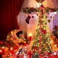 thumbnail image 7 of 5 feet (1.5m) PVC Retractable Lighted Christmas Tree, Comes with Ornaments Set, Folding for Space-Saving Storage, Lighted Design Enhances Christmas Atmosphere, Perfect for Home & Holiday Celebrations, 7 of 7