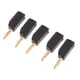 thumbnail image 4 of 5 conectores de prueba tipo banana de 2 mm apilables, chapados en oro, para soldar negro, 4 of 7