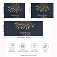thumbnail image 2 of Yayeee Pillowcase Standard Size Set of 2 Satin Wrinkle Resistant Pillow Case, Blue Christmas Light, 2 of 7
