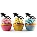 thumbnail image 2 of SCUBA Diver Silhouette Acrylic Cupcake Toppers 12 pcs, 2 of 2